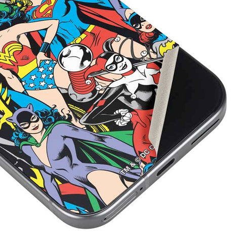 DC Comics Wonder Woman DC Bombshells Characters Pattern Pixel 9 Pro XL Skin